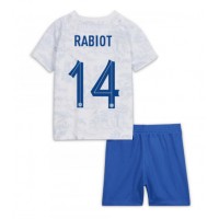 Dres Francuska Adrien Rabiot #14 Gostujuci za djecu SP 2022 Kratak Rukav (+ kratke hlače)